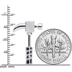 16G 1/4 Claw Hammer Cartilage Earring