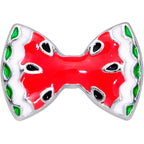 16G 1/4 Red Fruit Watermelon Bow Cartilage Tragus Earring