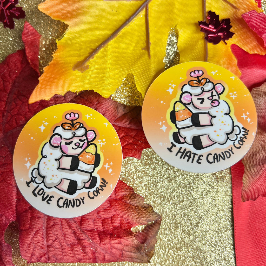 I (Love or Hate) Candy Corn, Sprout ~ Stickers