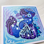 2010's Galaxy Puppy ~ Shimmer Print