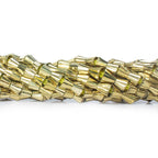 4mm Brass Fluted Cone Beads 8 inch 52 beads