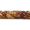 6x4-7x4mm Hessonite Garnet Faceted Rectangle Beads 14 inch 52pcs/str