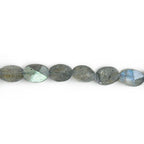 6x4-8x6mm Labradorite Faceted Oval Beads 13 inch 45 pieces