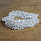 6x4mm Crystal Quartz Chips 36 inch 260 beads