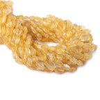6x9mm Citrine Faceted Oval Beads, 14 inch