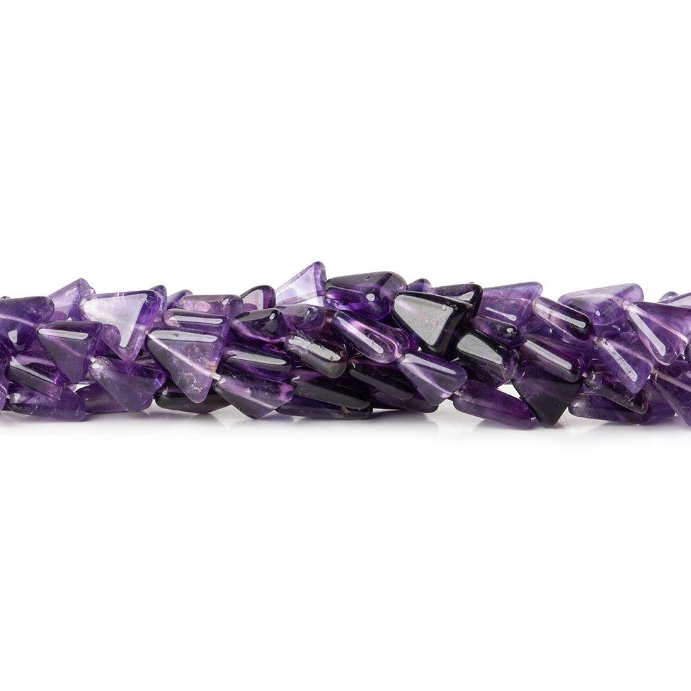 7-9mm Cape Amethyst Plain Triangle Beads, 14 inch