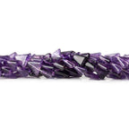7-9mm Cape Amethyst Plain Triangle Beads, 14 inch