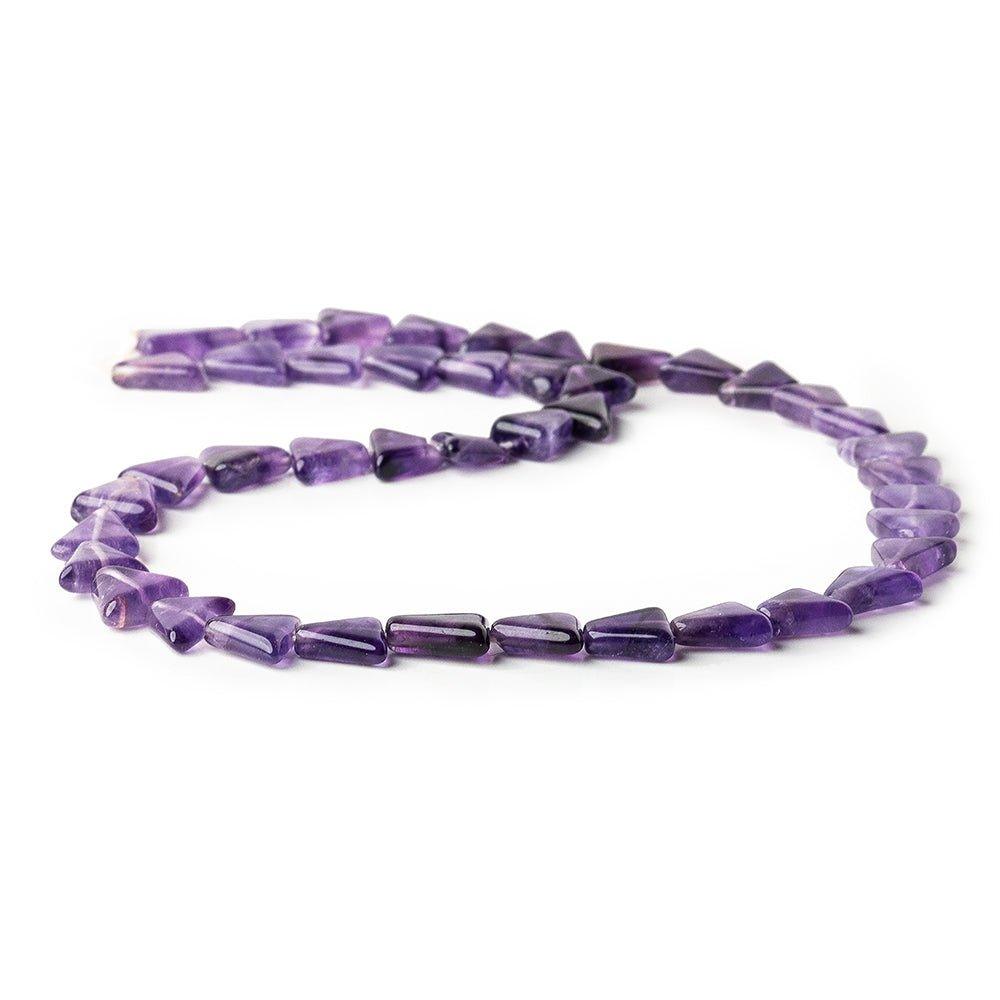 7-9mm Cape Amethyst Plain Triangle Beads, 14 inch