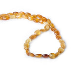 7-9mm Hessonite Garnet Faceted Oval Beads 13 inch 43 beads