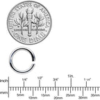 14G 5/16 Steel Mixed Gold Tone Seamless Cartilage Ring Set of 12