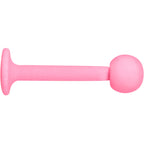 16G 5/16 Light Pink Acrylic Matte Labret Monroe Tragus