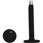 16G 5/16 Black Acrylic Matte Labret Monroe Tragus