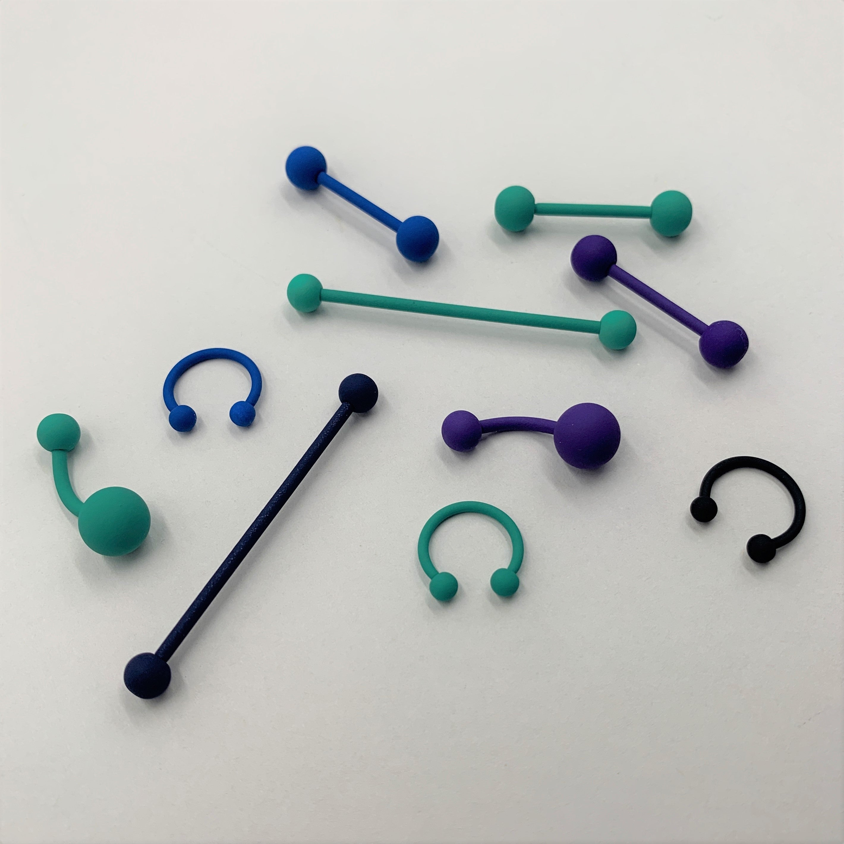 Posh Purple Matte Belly Ring