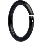 16G 5/16 Black Titanium Anodized Annealed Seamless Circular Ring