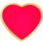 Gold Tone Red Heart Valentines Day Barbell Tongue Ring