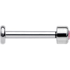 16G 5/16 Pink Gem Grade 23 Titanium Internally Threaded Labret