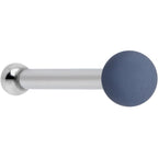 20G 1/4 Grey Matte 2mm Nose Bone
