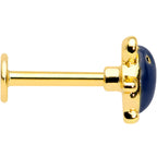 16G 5/16 Gold Tone Black Mouse Labret Monroe Tragus