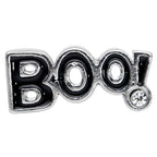 16G 1/4 Clear Gem Black Boo Halloween Cartilage Tragus Earring