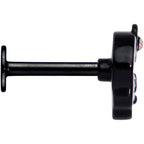 16G 5/16 Aurora Gem Black Kawaii Skull Labret Monroe Tragus