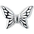 Open Wings Airy Butterfly Barbell Tongue Ring