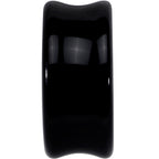 Natural Black Agate Stone Saddle Plug Set