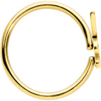 20G 5/16 Gold Tone Licensed Playboy Bunny Nose Hoop