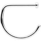 18G 3/8 G23 Implant Grade Titanium D Shape Nose Hoop