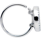 20G 5/16 Iridescent Crescent Moon Nose Hoop