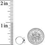 20G 5/16 Iridescent Crescent Moon Nose Hoop