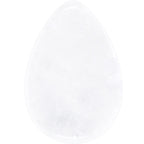 White Cloudy Quartz Drop Saddle Plug Set