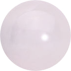 16G 1/4 Elegant Pink Rose Quartz Internal Threaded Labret Tragus