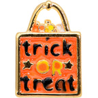 16G 1/4 Gold Tone Trick or Treat Halloween Cartilage Tragus