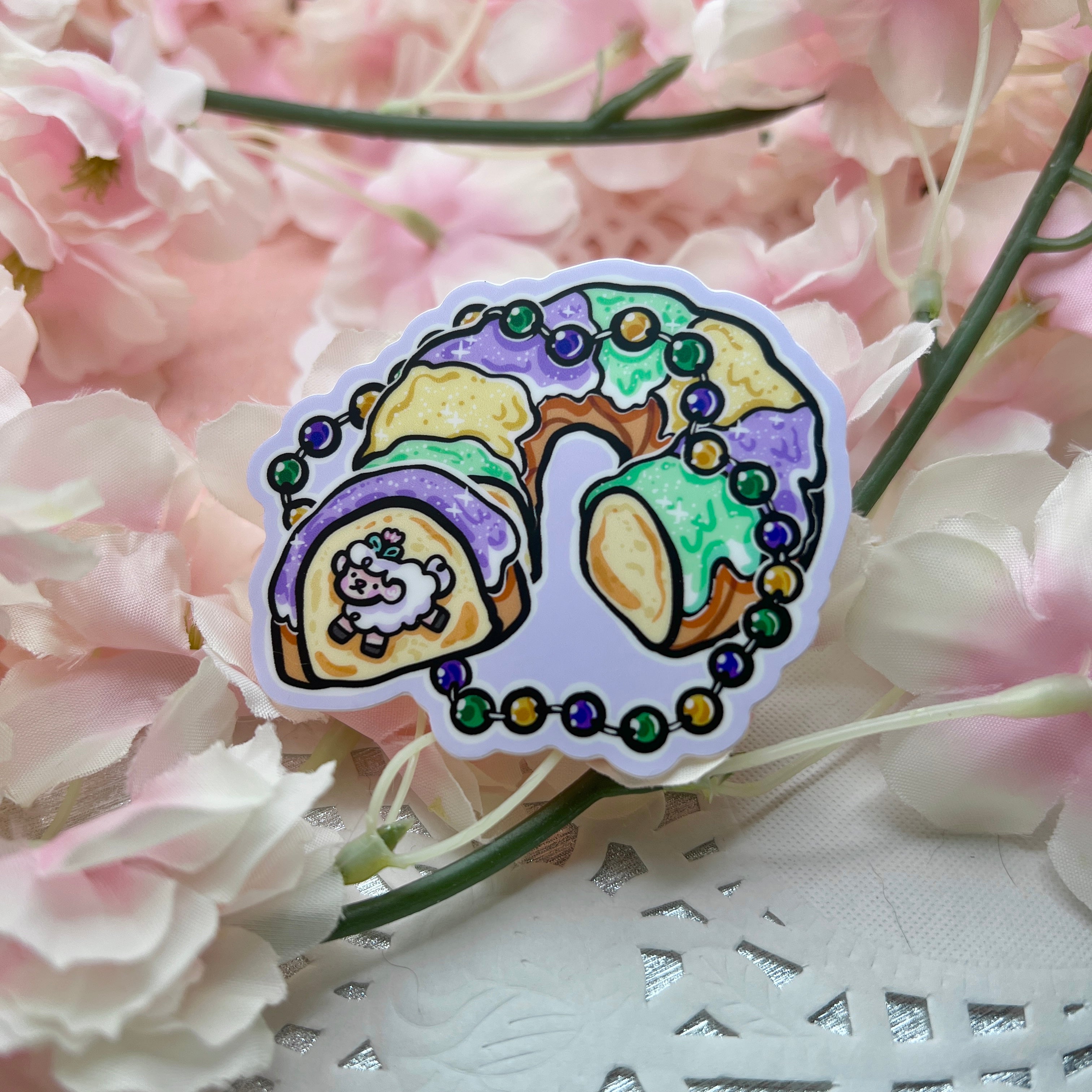 King's Cake Sprout ~ Sticker
