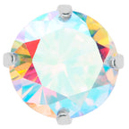 16G 5/16 Aurora CZ G23 Titanium Threadless Flower Labret Tragus