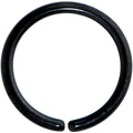 18G 5/16 Black PVD Grade 23 Titanium Bendable Hoop Ring
