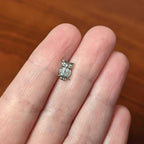 16G 5/16 Clear CZ Gem Owl Internal Thread Labret Monroe Tragus