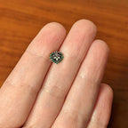 16G 1/4 Stylized Pink Green Abstract Leaf Cartilage Tragus Earring