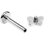 16G 5/16 Simple Butterfly Internally Threaded Labret Monroe Tragus
