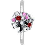 20G 5/16 Luscious Pinks Fruit Tree Nose Hoop