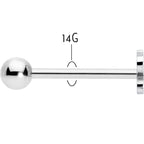 Simply Elegant Butterfly Barbell Tongue Ring