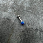 16G 5/16 Matte Blue Aurora Labret Monroe Tragus