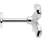 16G 1/4 Glamour Butterfly Labret Tragus