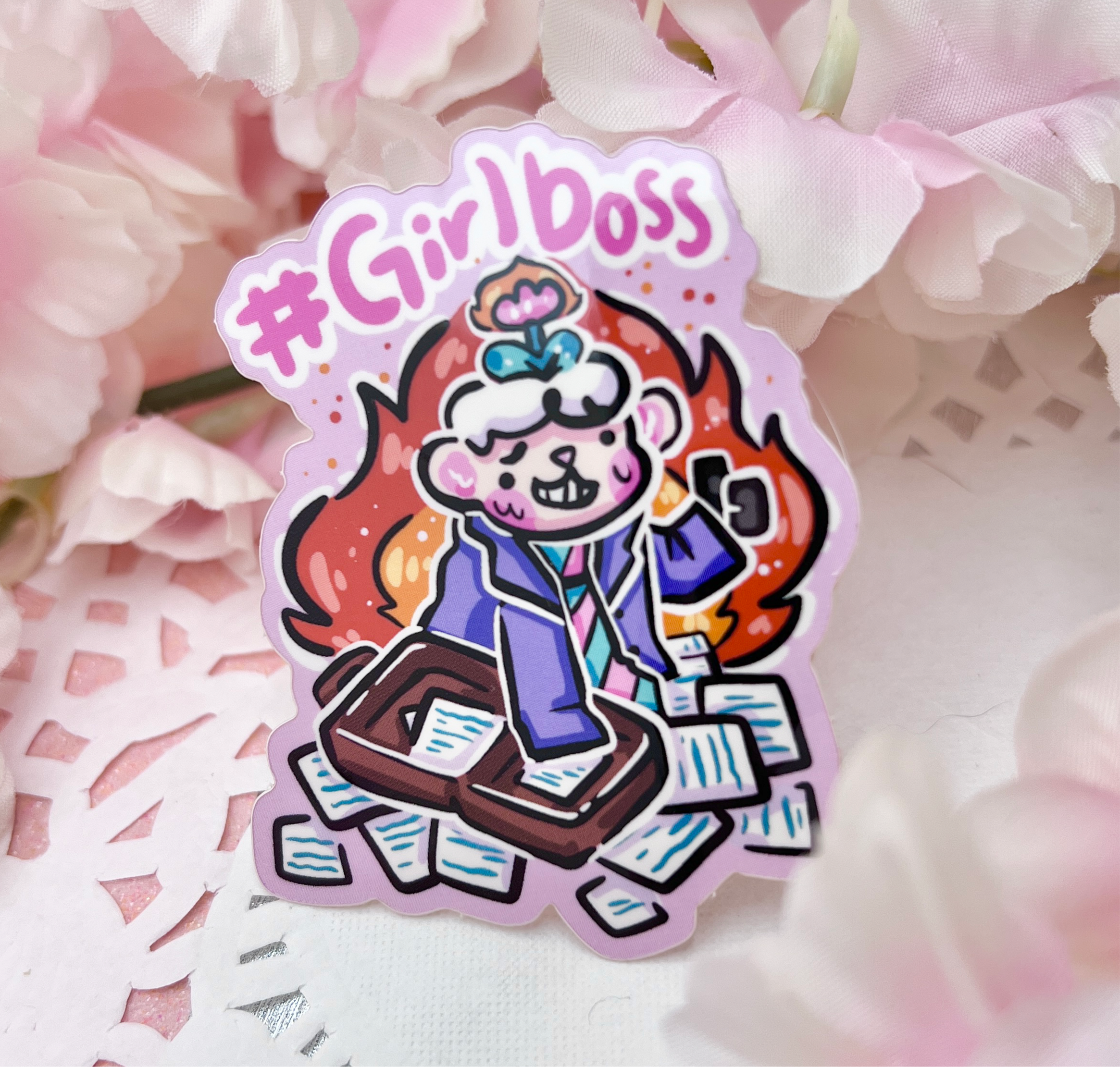 #Girlboss Sprout ~ Sticker