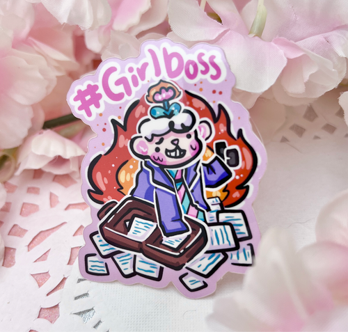 #Girlboss Sprout ~ Sticker