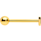 Gold Tone Watermelon Bite Barbell Tongue Ring