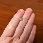 16G 5/16 Clear CZ Gem Leafy Rosy Branch Threadless Labret Tragus