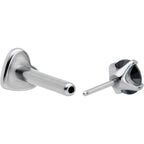 16G 5/16 Black CZ ASTM F-136 Implant Grade Titanium Threadless Heart End Labret