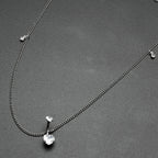 Clear Gem Double Heart Double Mount Belly Ring Belly Chain