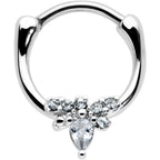 16G 5/16 Clear Gem Bee Glamour Cartilage Clicker
